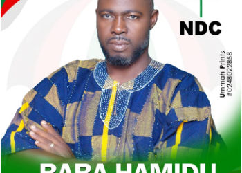 Baba Hamidu Maclean, National Democratic Congress, Constituency Communication Officer hopeful for the Damongo.