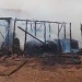 The fire scene