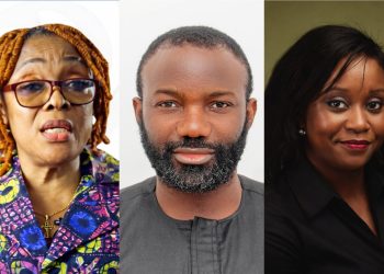 Chioma Agwuegbo, Executive Director, TechHerNg, [right], Olusegun Medupin, Programme Manager, Youthhub Africa, [middle]
Dr. Izeduwa Derex Briggs- Programme Officer, GREJ, Ford Foundation [left].