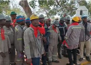 Workers of the Tema-based Volta Aluminium Company (VALCO)