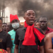Angry residents at Manso Akwesiso in the Amansie South District, Ashanti Region.
