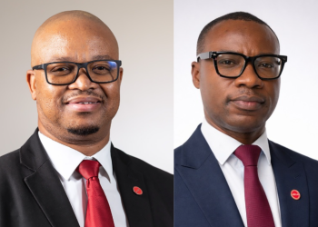 Thuso Tseetse, Head of Natural Resources, Botswana(left) Reindolf Ofosu-Hene, Head of Natural Resources, Ghana at Absa CIB(right)