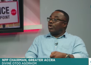 Greater Accra Regional Chairman of the New Patriotic Party (NPP), Divine Otoo Agorhom
