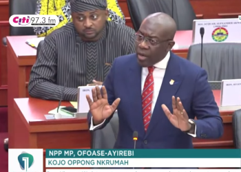 Member of Parliament for Ofoase-Ayirebi, Kojo Oppong Nkrumah
