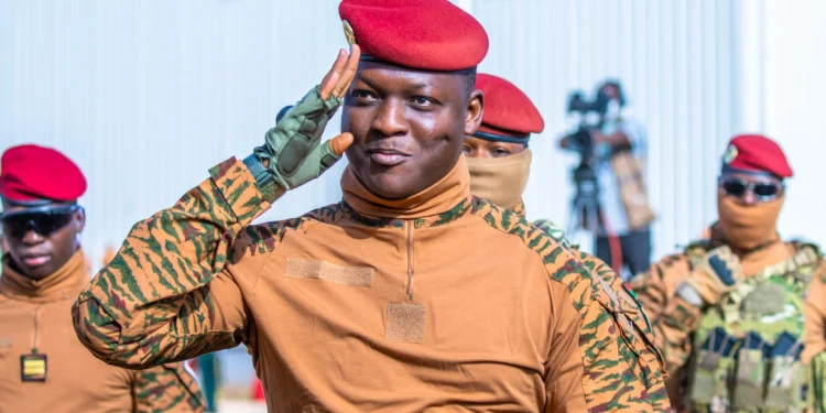 Burkina Faso’s military leader, Captain Ibrahim Traoré