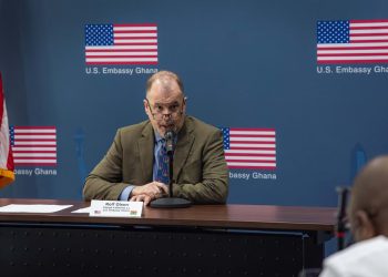 Chargé d’Affaires to US Embassy in Ghana, Rolf Olson.