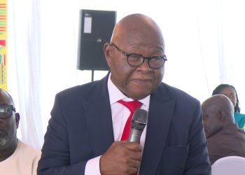 Former Speaker of Parliament, Professor Aaron Mike Oquaye,