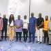 Left-Divisional Director, Corporate and Institutional Banking at Fidelity Bank Ghana, John-Paul Taabavi with reps from NLA