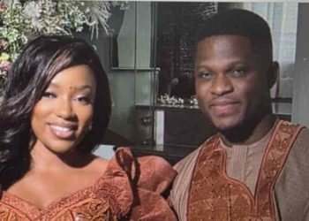 Sammy Gyamfi, Chief Executive Officer of GOLDBOD with his wife