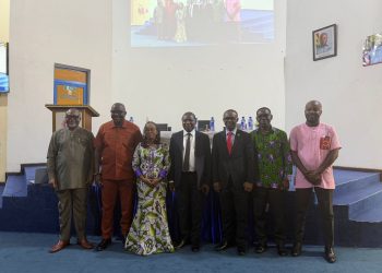 Daniel Fahene Acquaye, founder and CEO of Agri-Impact Group (second from left)