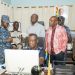 Dr. Ato Forson with customs officials