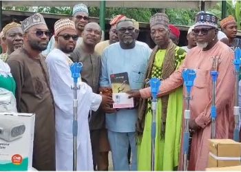 Member of Parliament for Sekondi, Blay Nyamekye Armah donates to Zongo Health Centre