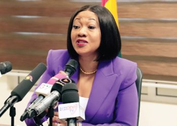 EC Chairperson, Jean Mensa