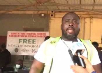 Sanitation Tricycle Riders Association Chairman, Salim Mohammed.