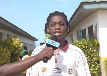 Prince Murphy Kwarteng, a student at Madison Country Day School in the United States