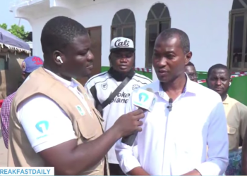 Baba Ali, NPP parliamentary candidate for Ayawaso East [middle].