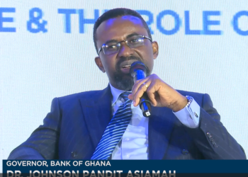 Governor of the Bank of Ghana, Johnson Asiama.