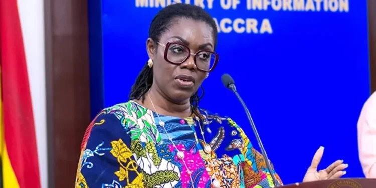 Former Minister for Communications and Digitalisation, Ursula Owusu-Ekuful