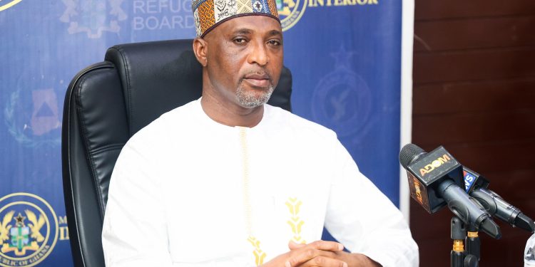 Minister for the Interior, Mubarak Mohammed Muntaka