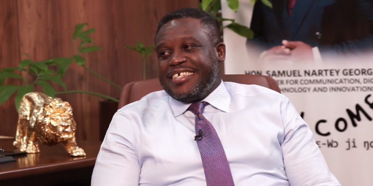 Minister for Communication, Digital Technology, and Innovations, Samuel Nartey George