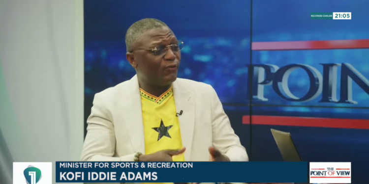 Sports and Recreation Minister, Kofi Iddie Adams