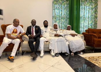 Nana Agradaa with her lawyer,Richard Asare Baffour, Husband and family members