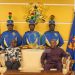 President John Dramani Mahama (R), H.E. Diarra Dime Labille, Ambassador-Designate of France (L)