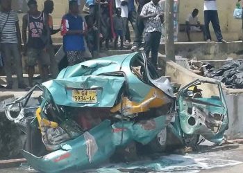 The accident scene