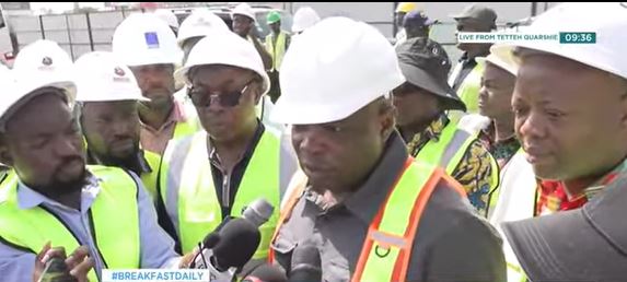 Minister for Roads and Highways, Governs Agbodza,