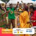 Minister of Tourism, Abla Dzifa Gomashie with some patrons