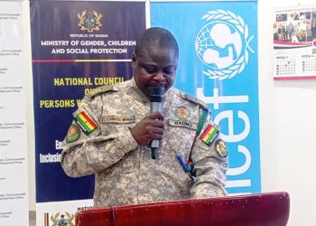 Central Regional Director of NADMO, Mr Emmanuel Kwesi Dawood