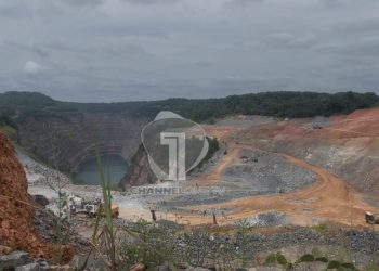 File photo: One of the pits at the Damang Mines