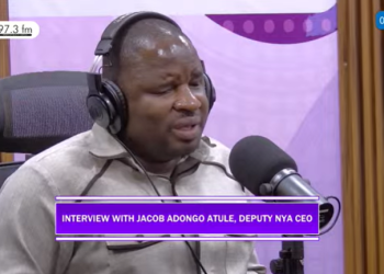 Deputy CEO in charge of Finance and Administration at the National Youth Authority (NYA), Jacob Adongo Atule
