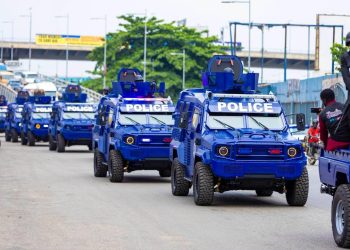 Ghana Police Service's armoured vehicles