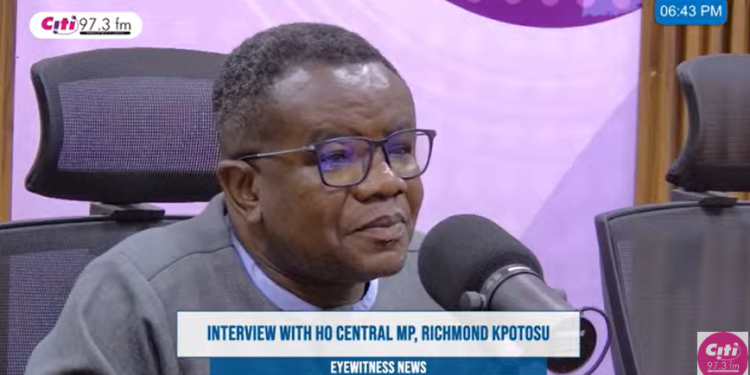 Member of Parliament for Ho Central, Richmond Edem Kofi Kpotosu