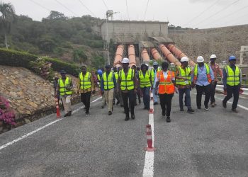 John Jinapor, Minister of Energy and Green Transition with GRIDCo officials