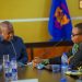 President John Dramani Mahama (left) and IMANI Africa President Franklin Cudjoe (right)