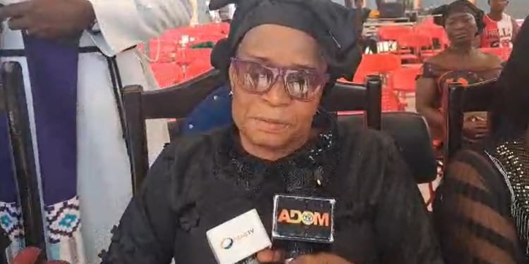 Madam Leticia, the mother of late Defence Minister, Dr. Edward Omane Boamah