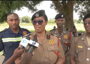 Central Regional Fire Officer ACFOII Mary Atiga Mensah