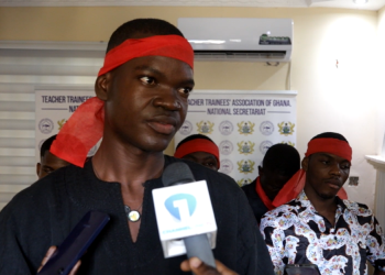Teacher Trainees’ Association of Ghana President, Nanija Devine