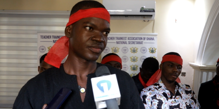 Teacher Trainees’ Association of Ghana President, Nanija Devine
