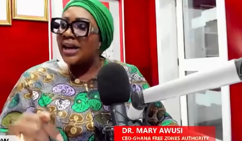Chief Executive Officer of the Ghana Free Zones Authority, Dr. Mary Awusi