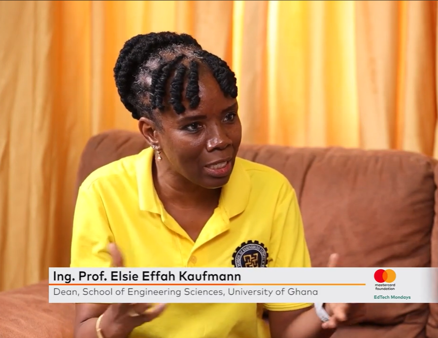 Dean of the School of Engineering Sciences at the University of Ghana, Prof. Elsie Effah Kaufmann