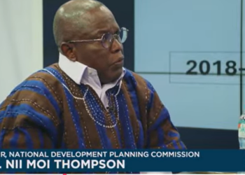Chairman of the National Development Planning Commission, Dr Nii Moi Thompson