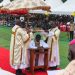 Monsignor Simon Kofi Appiah, the Bishop-elect for the Jasikan Catholic Diocese being ordained
