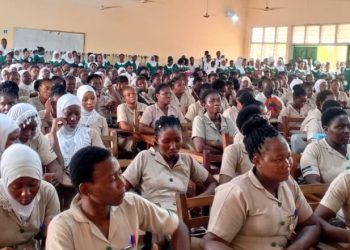 Students of the Navrongo Community Health Nursing College