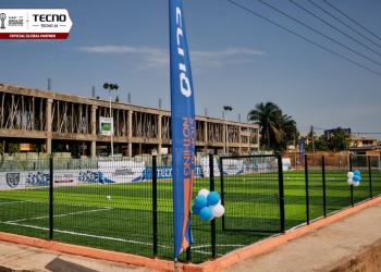 Kokomlemle Gets a New Home for Football as TECNO Mobile Ghana Unveils Astroturf Pitch