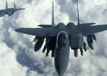 A file photo of two F-15E Strike Eagle jets. Photo Credit: Getty Images