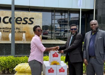 Cordinator for Citi Opportunity Project on Education (COPE), Kafui Kuwornoo with Team Lead for Human Resources Operations at Access Bank, Dzidzinyo Foli Gamor