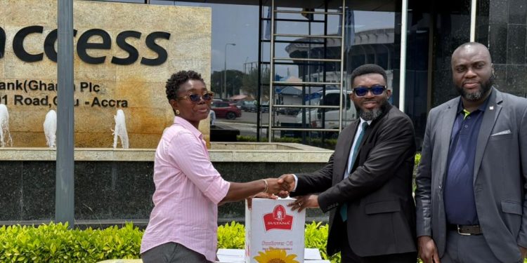 Cordinator for Citi Opportunity Project on Education (COPE), Kafui Kuwornoo with Team Lead for Human Resources Operations at Access Bank, Dzidzinyo Foli Gamor
